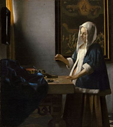 La Femme à la balance, Johannes Vermeer (1665)