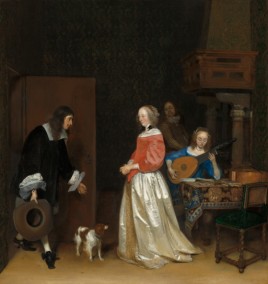La visite du prétendant, Gerard Ter Borch (1658)
